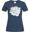 Женская футболка Fishes Темно-синий Женская футболка Fishes Темно-синий фото