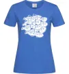 Женская футболка Fishes Ярко-синий Женская футболка Fishes Ярко-синий фото