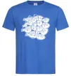Мужская футболка Fishes Ярко-синий Мужская футболка Fishes Ярко-синий фото