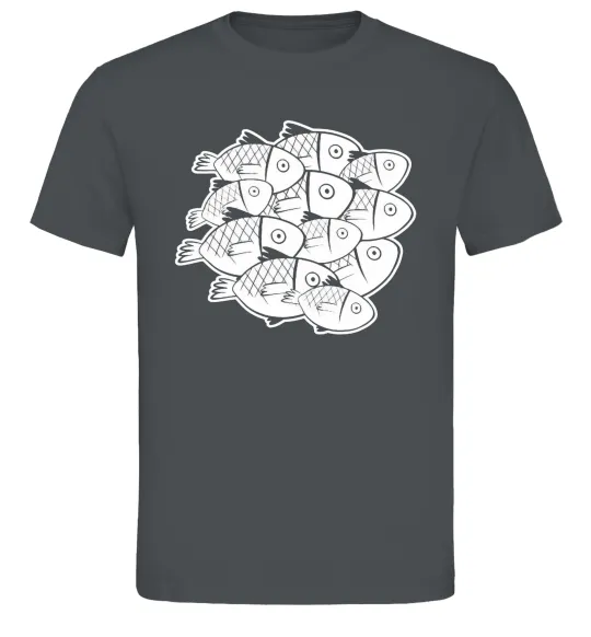 Мужская футболка Fishes Графит фото