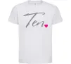 Дитяча футболка Ten heart Білий Дитяча футболка Ten heart Білий фото