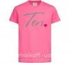 Дитяча футболка Ten heart Яскраво-рожевий фото