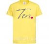 Детская футболка Ten heart Лимонный фото