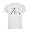 Детская футболка Ten heart Белый фото
