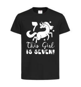 Дитяча футболка This girl is seven