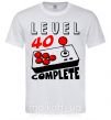 Чоловіча футболка Level 40 complete best player Білий фото