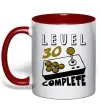Чашка с цветной ручкой Level 30 complete Красный фото