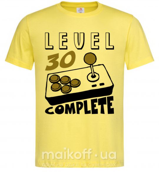 Чоловіча футболка Level 30 complete Лимонний фото