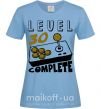 Жіноча футболка Level 30 complete Блакитний фото