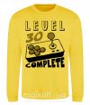 Світшот Level 30 complete Сонячно жовтий фото