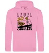 Чоловіча толстовка (худі) Level 30 complete Рожевий фото