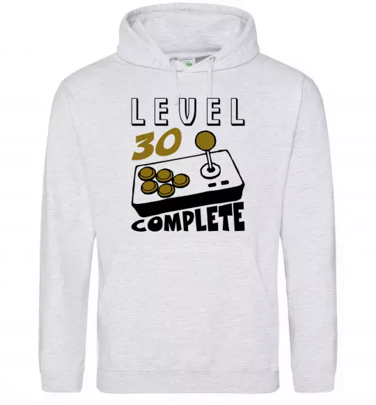 Жіноча толстовка (худі) Level 30 complete Сірий меланж фото