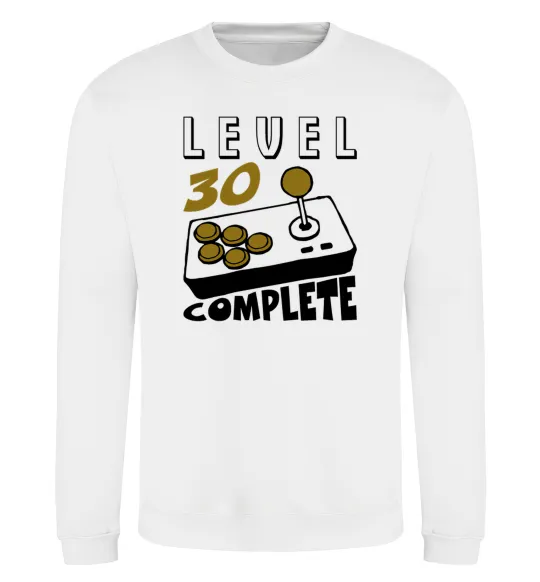 Свитшот Level 30 complete Белый фото