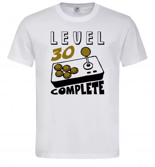 Чоловіча футболка Level 30 complete Білий фото