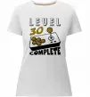 Жіноча преміум футболка Level 30 complete Білий фото
