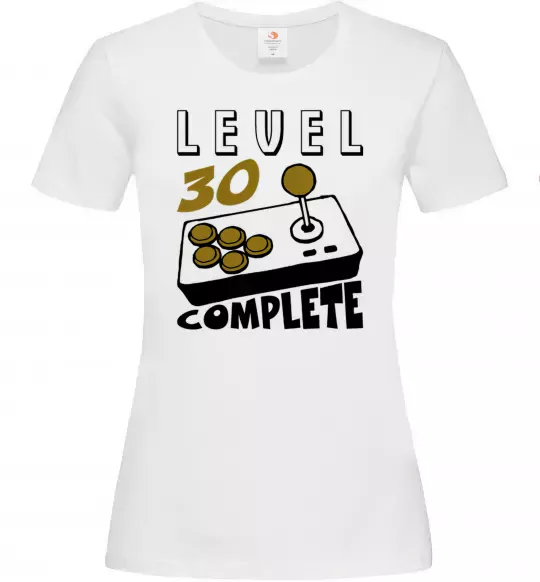 Женская футболка Level 30 complete Белый фото