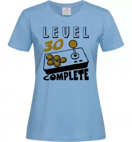 Женская футболка Level 30 complete Голубой фото