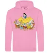 Мужская толстовка (худи) Білосніжка і сім гномів Розовый фото