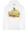 Женская толстовка (худи) Білосніжка і сім гномів Белый фото