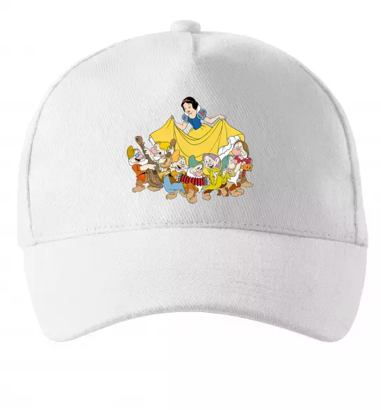 Кепка Білосніжка і сім гномів Білий фото