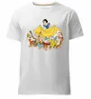 Чоловіча преміум футболка Білосніжка і сім гномів Білий фото