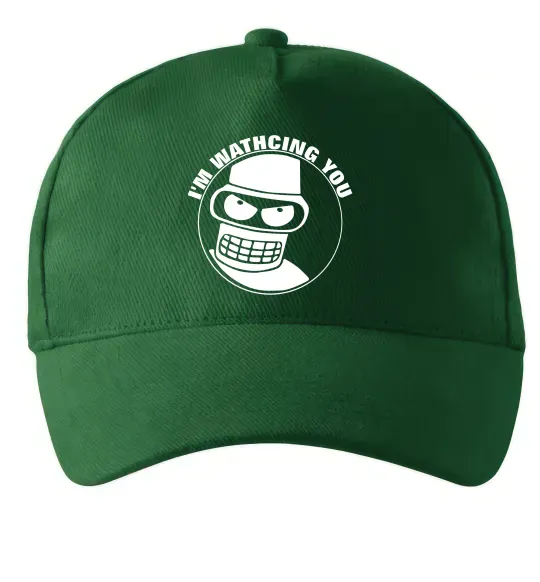 Кепка Bender i'm watching you Темно-зелений фото