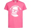 Дитяча футболка Bender i'm watching you Яскраво-рожевий фото
