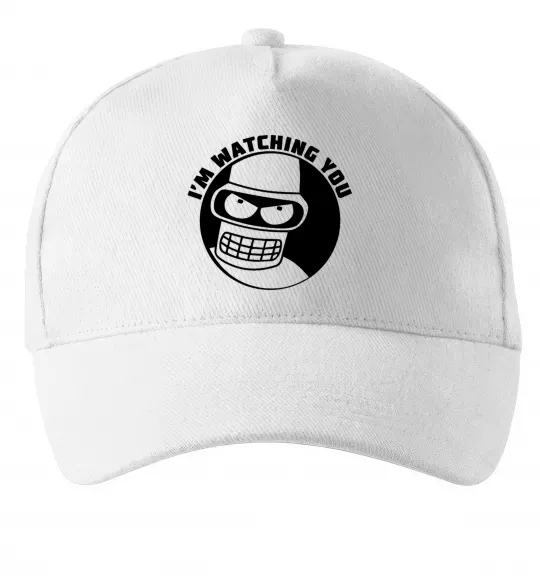 Кепка Bender i'm watching you Білий фото