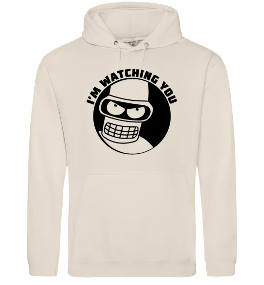 Мужская толстовка (худи) Bender i'm watching you Таш фото