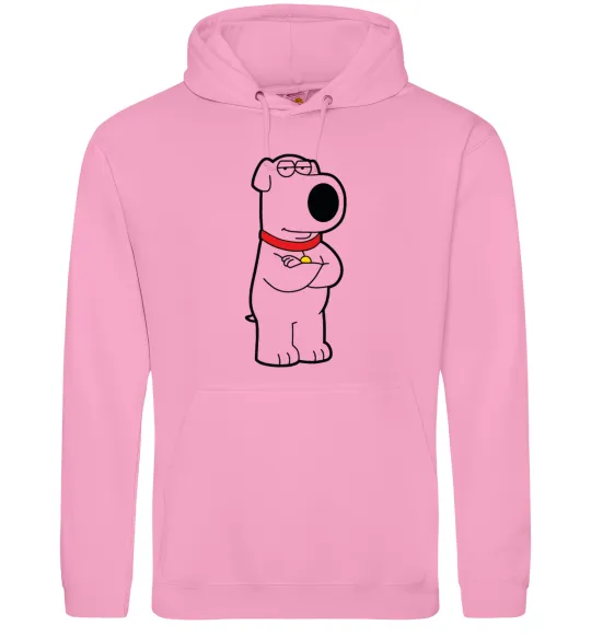 Женская толстовка (худи) Брайан пес Розовый фото
