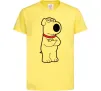 Дитяча футболка Брайан пес Лимонний фото