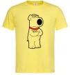 Чоловіча футболка Брайан пес Лимонний фото