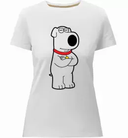 Женская премиум футболка Family guy Белый фото