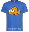Мужская футболка Трехглазая рыба Ярко-синий фото