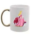 Чашка с цветной ручкой Princess Aurora Золото фото