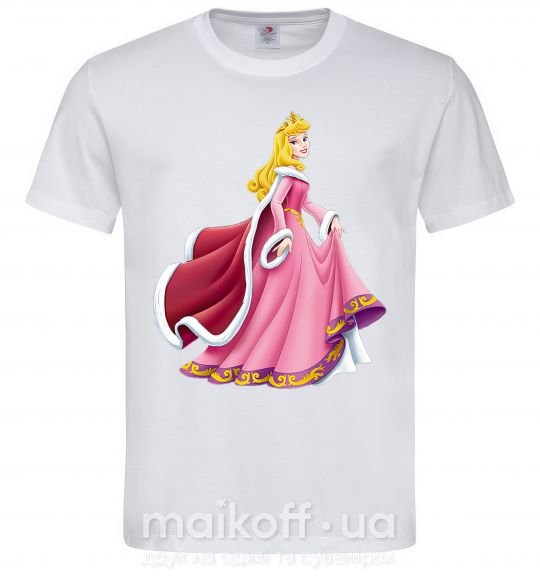 Чоловіча футболка Princess Aurora Білий фото