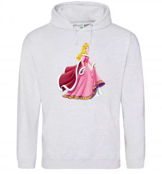 Женская толстовка (худи) Princess Aurora Серый меланж фото