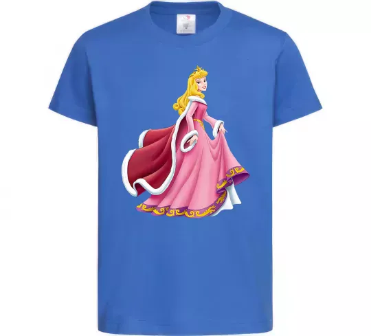 Детская футболка Princess Aurora Ярко-синий фото