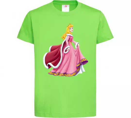 Детская футболка Princess Aurora Лаймовый фото