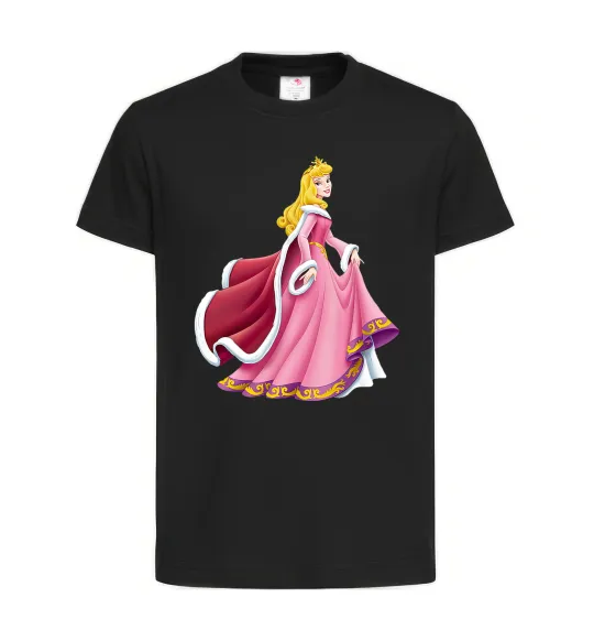 Дитяча футболка Princess Aurora Чорний фото