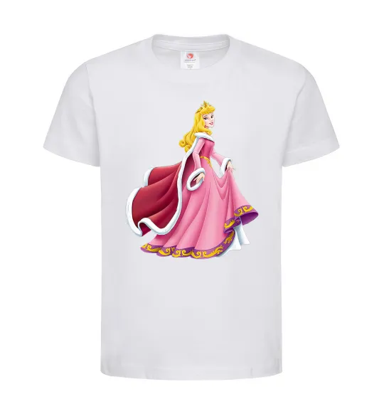 Дитяча футболка Princess Aurora Білий фото