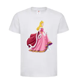 Детская футболка Princess Aurora Белый фото