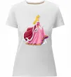 Жіноча преміум футболка Princess Aurora Білий фото