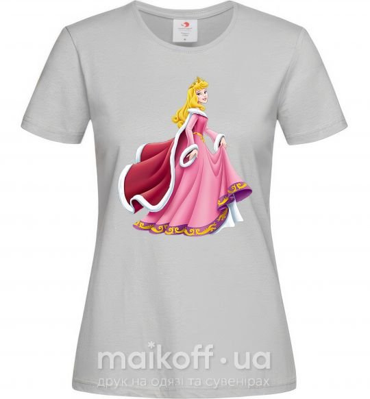 Женская футболка Princess Aurora Серый фото