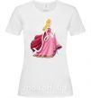 Жіноча футболка Princess Aurora Білий фото