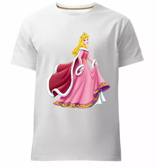 Чоловіча преміум футболка Princess Aurora Білий фото