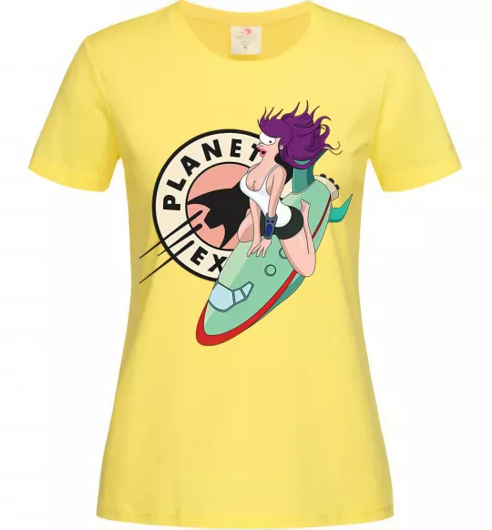 Жіноча футболка Leela Лимонний фото