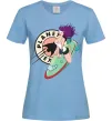 Жіноча футболка Leela Блакитний фото