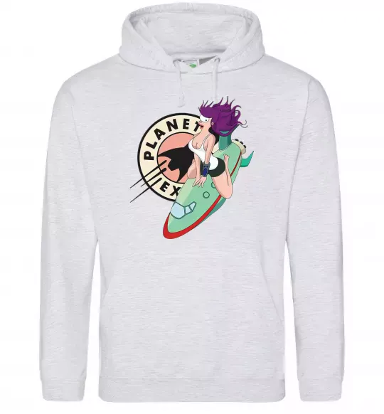 Чоловіча толстовка (худі) Leela Сірий меланж фото