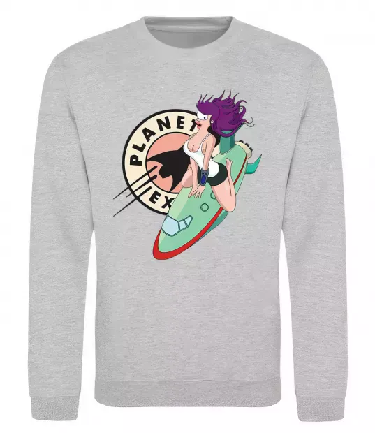 Світшот Leela Сірий меланж фото